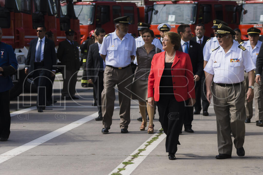 Entrega de 55 nuevos carros a distintos Cuerpos de Bomberos de Chile