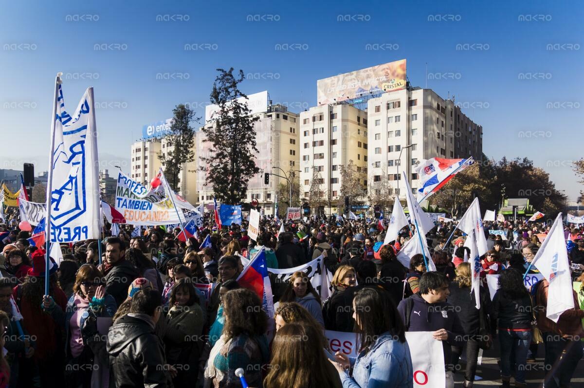 Galería de nueva marcha en contra de la Carrera Docente