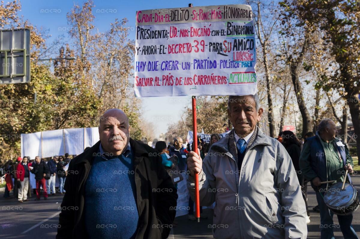 Galería de nueva marcha en contra de la Carrera Docente