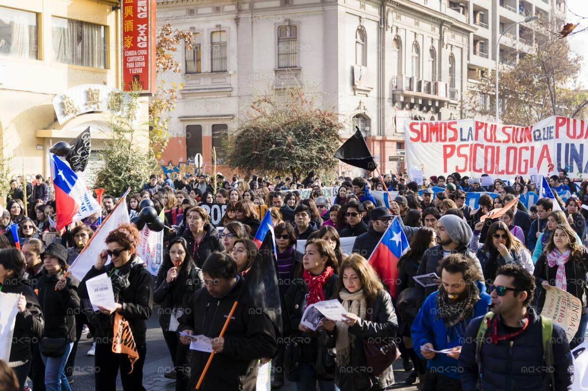Galería de imágenes de una nueva marcha estudiantil 