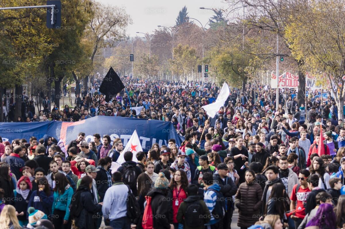 Galería de imágenes de una nueva marcha estudiantil 