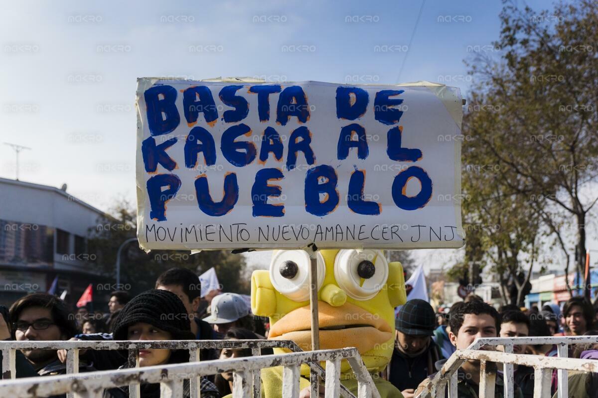 Galería de imágenes de una nueva marcha estudiantil 