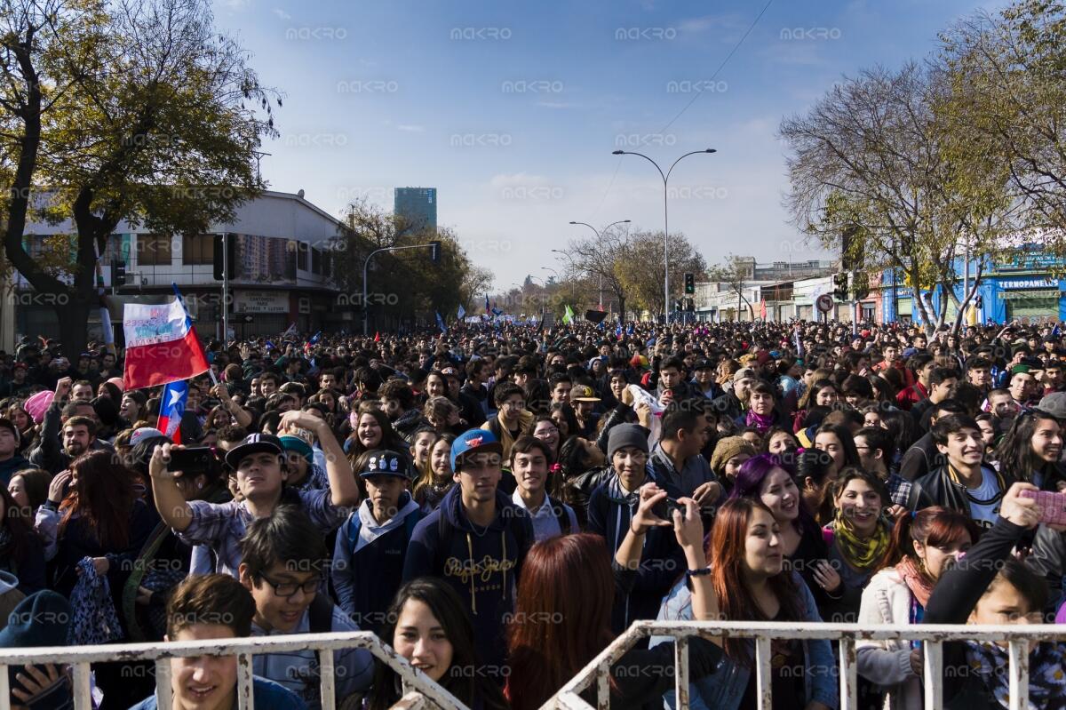 Galería de imágenes de una nueva marcha estudiantil 