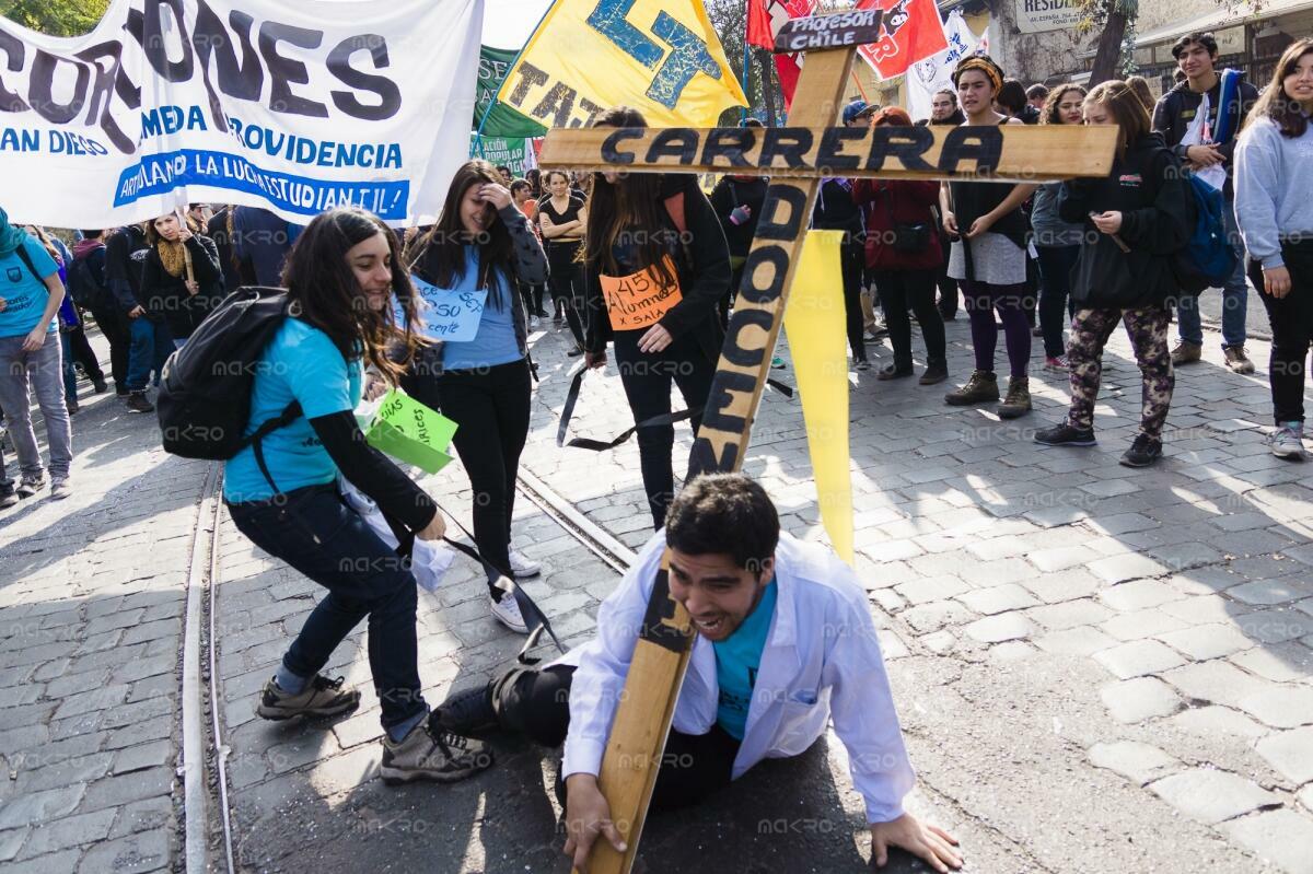 Galería de imágenes de una nueva marcha estudiantil 