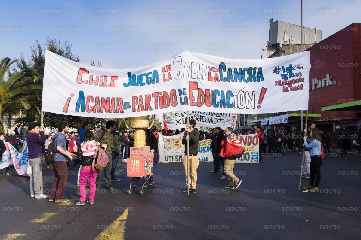 Galería de imágenes de una nueva marcha estudiantil 