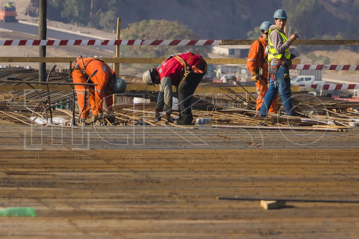 Visita a obras del nuevo Puente Maipo