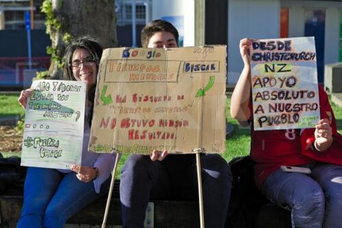 Apoyo a manifestaciones en Chile