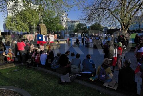 Apoyo a manifestaciones en Chile