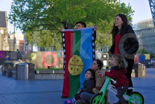 Apoyo a manifestaciones en Chile