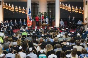 Celebración Janucá Palacio de La Moneda 2016