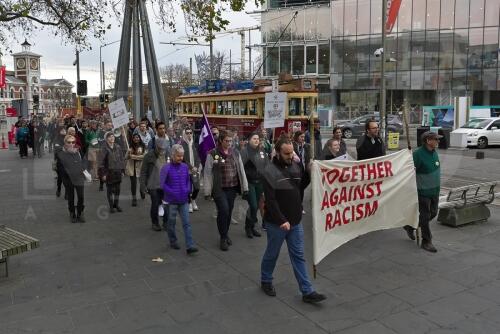 A dos meses del ataque Christchurch marcha contra el racismo