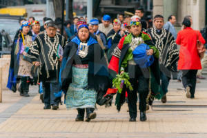 Comuneros mapuches sostienen reunión en La Moneda-1