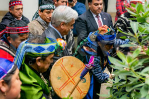 Comuneros mapuches sostienen reunión en La Moneda-13