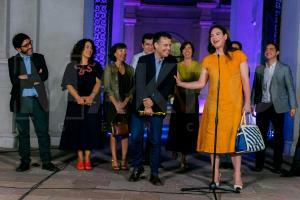 Equipo de película “Una Mujer Fantástica” en el Palacio de La Moneda-10