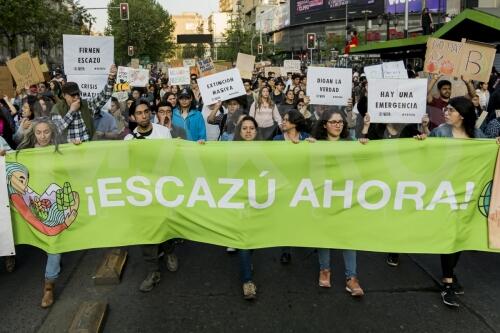 Huelga contra el cambio climático Chile
