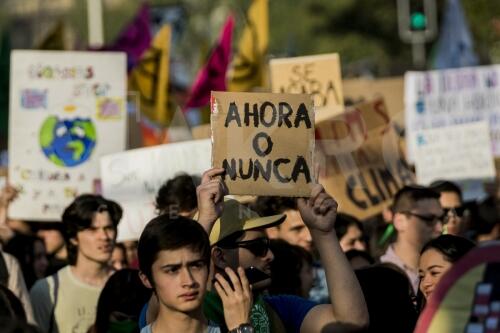 Huelga contra el cambio climático Chile