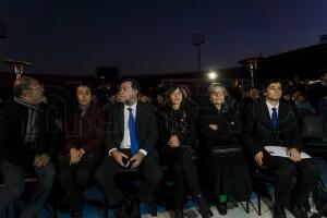 Inauguración luminarias memorial Estadio Nacional