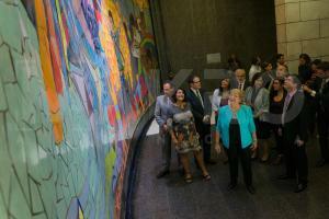 Inauguración mural metro Bellas Artes-5