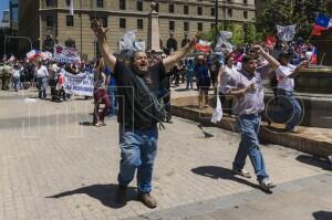 Incidentes fuera de Palacio de La Moneda