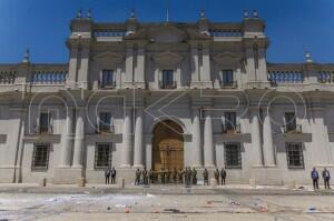 Incidentes fuera de Palacio de La Moneda