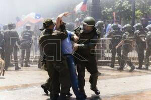 Incidentes fuera de Palacio de La Moneda