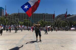 Incidentes fuera de Palacio de La Moneda