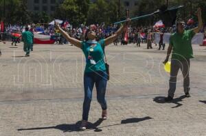 Incidentes fuera de Palacio de La Moneda