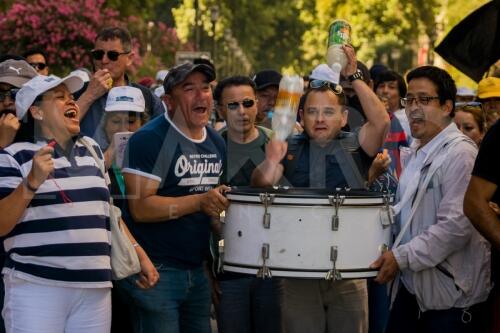 Pescadores industriales entregan carta en La Moneda