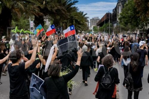 Mujeres de luto 15 días de lucha