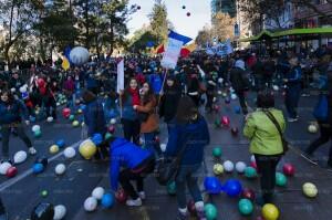 Galería de images del “pelotazo” por la educación 