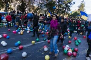 Galería de images del “pelotazo” por la educación 