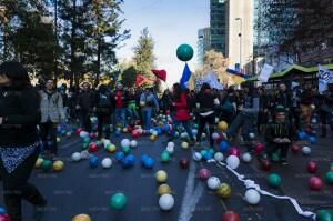 Galería de images del “pelotazo” por la educación 