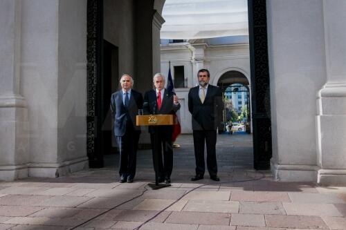 Presidente Piñera anuncia renuncia General Carabineros Hermes Soto