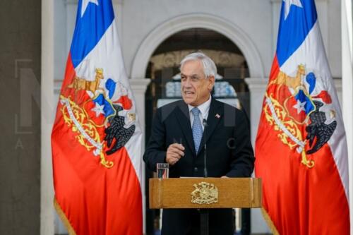 Presidente Sebastián Piñera confirma el primer caso de COVID19