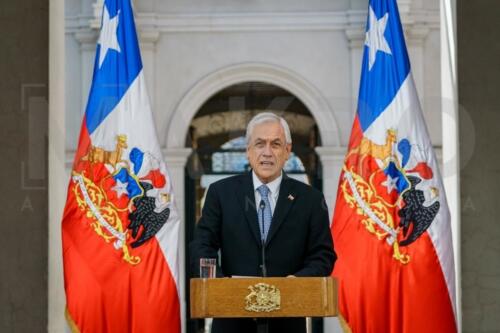 Presidente Sebastián Piñera confirma el primer caso de COVID19