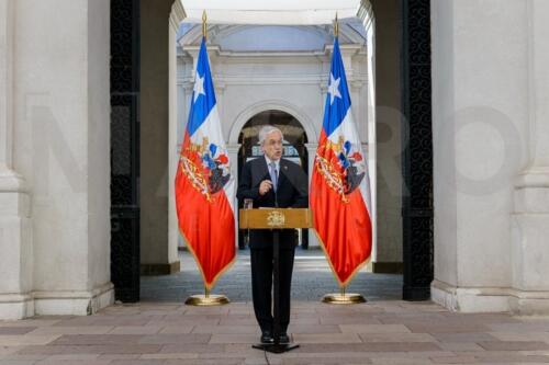 Presidente Sebastián Piñera confirma el primer caso de COVID19