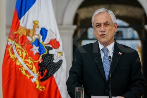 Presidente Sebastián Piñera confirma el primer caso de COVID19