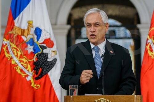 Presidente Sebastián Piñera confirma el primer caso de COVID19