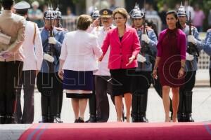 Presidenta Rousseff en visita oficial en Chile