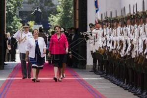 Presidenta Rousseff en visita oficial en Chile