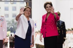 Presidenta Rousseff en visita oficial en Chile