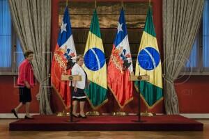 Presidenta Rousseff en visita oficial en Chile