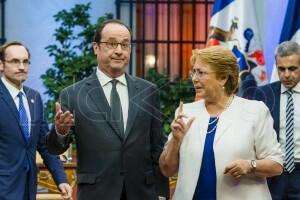 Presidente Francés en visita oficial a Chile