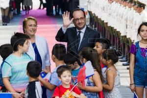 Presidente Francés en visita oficial a Chile