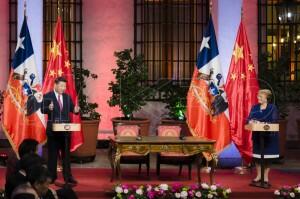 Presidente de China visita Chile