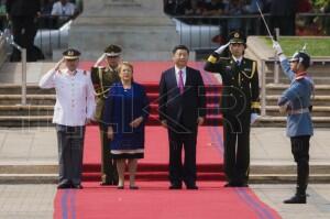 Presidente de China visita Chile