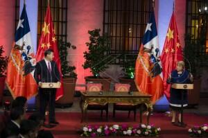 Presidente de China visita Chile