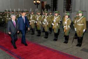 Presidente de España Pedro Sánchez visita Chile-1