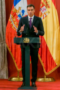 Presidente de España Pedro Sánchez visita Chile-12
