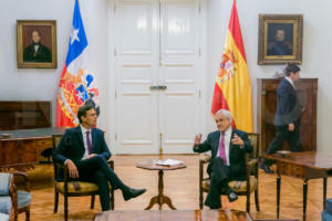 Presidente de España Pedro Sánchez visita Chile-4